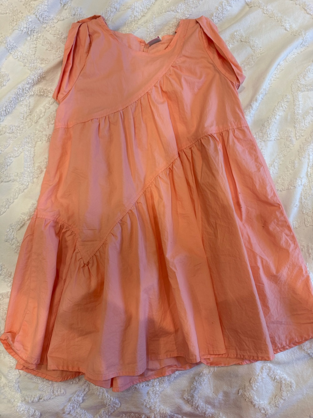 Girl’s Coral A-Line Dress